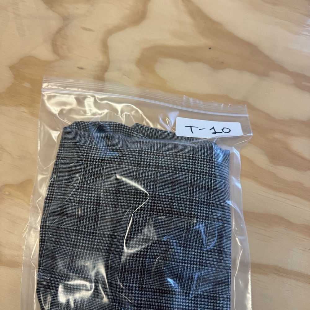 Theory Treeca Plaid Wool Straight Crop Pants‎ Career Casual Sz 8 - Picture 12 of 12